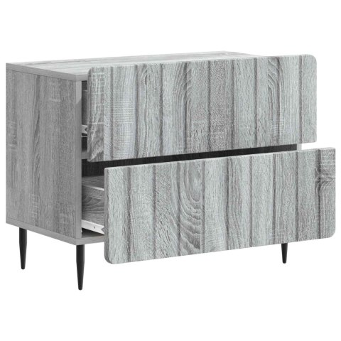 VidaXL Szafka Nocna Szary Sonoma 62 x 34,5 x 49,5 cm