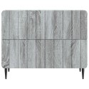 VidaXL Szafka Nocna Szary Sonoma 62 x 34,5 x 49,5 cm
