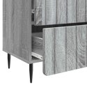 VidaXL Szafka Nocna Szary Sonoma 62 x 34,5 x 49,5 cm