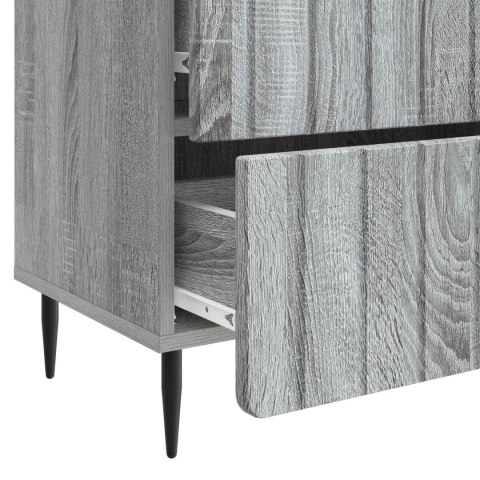 VidaXL Szafka Nocna Szary Sonoma 62 x 34,5 x 49,5 cm