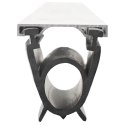 VidaXL Uszczelka drzwi garażowych Czarny 41 x 33 mm 5,5 m PVC