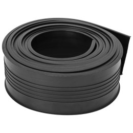 VidaXL Uszczelka drzwi garażowych Czarny 70 x 6 mm 4,5 m PVC
