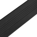 VidaXL Uszczelka drzwi garażowych Czarny 70 x 6 mm 4,5 m PVC