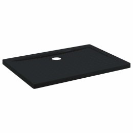 BRODZIK PRYSZNICOWY Z KROPECZKAMI 100 X 70 X 4 CM ABS CZARNY