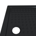 VidaXL Brodzik prysznicowy z kropeczkami 100 x 70 x 4 cm ABS Czarny
