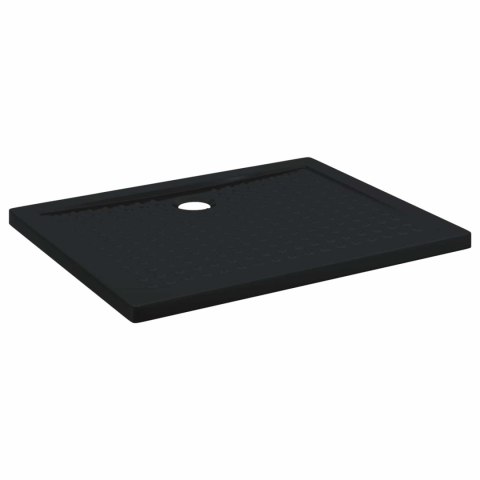 BRODZIK PRYSZNICOWY Z KROPECZKAMI 100 X 80 X 4 CM ABS CZARNY