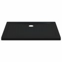 BRODZIK PRYSZNICOWY Z KROPECZKAMI 100 X 80 X 4 CM ABS CZARNY