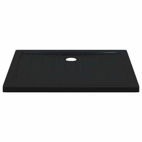 BRODZIK PRYSZNICOWY Z KROPECZKAMI 100 X 80 X 4 CM ABS CZARNY