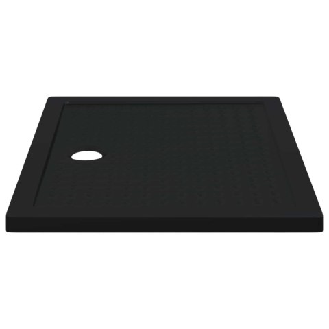 BRODZIK PRYSZNICOWY Z KROPECZKAMI 100 X 80 X 4 CM ABS CZARNY