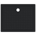 BRODZIK PRYSZNICOWY Z KROPECZKAMI 100 X 80 X 4 CM ABS CZARNY