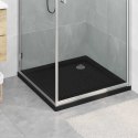 VidaXL Brodzik prysznicowy z kropeczkami 80 x 80 x 4 cm ABS Czarny