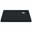 VidaXL Brodzik prysznicowy z kropeczkami 80 x 80 x 4 cm ABS Czarny