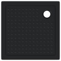VidaXL Brodzik prysznicowy z kropeczkami 80 x 80 x 4 cm ABS Czarny