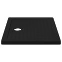 VidaXL Brodzik prysznicowy z kropeczkami 90 x 70 x 4 cm ABS Czarny