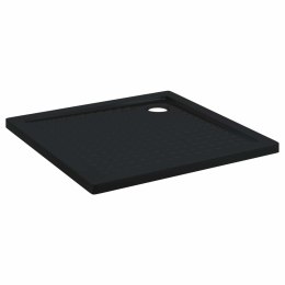 VidaXL Brodzik prysznicowy z kropeczkami 90 x 90 x 4 cm ABS Czarny