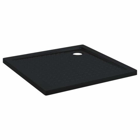 VidaXL Brodzik prysznicowy z kropeczkami 90 x 90 x 4 cm ABS Czarny