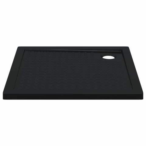 VidaXL Brodzik prysznicowy z kropeczkami 90 x 90 x 4 cm ABS Czarny