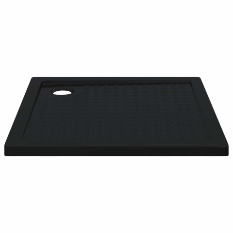 VidaXL Brodzik prysznicowy z kropeczkami 90 x 90 x 4 cm ABS Czarny