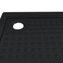 VidaXL Brodzik prysznicowy z kropeczkami 90 x 90 x 4 cm ABS Czarny