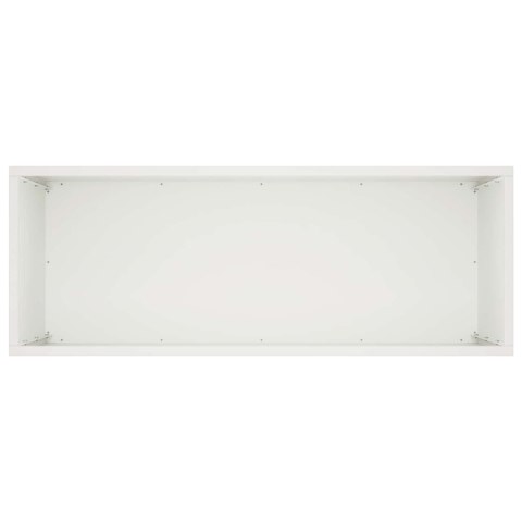 VidaXL Doniczka ogrodowa 2 szt. Biały 80 x 30 x 40 cm Stal zimnogięta