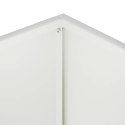 VidaXL Doniczka ogrodowa 2 szt. Biały 80 x 30 x 40 cm Stal zimnogięta