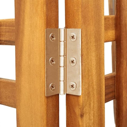 PARAWAN 3-PANELOWY 121,5X2X115CM LITE DREWNO AKACJOWE