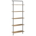 VidaXL Półka na książki 5 poziomy 60 x 24 x 168 cm Drewno inżynieryjne