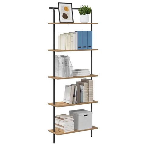 VidaXL Półka na książki 5 poziomy 60 x 24 x 168 cm Drewno inżynieryjne