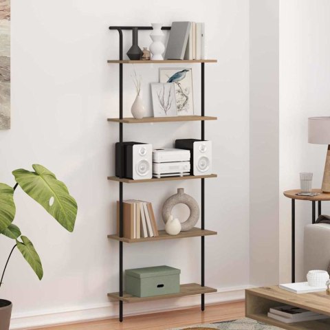 VidaXL Półka na książki 5 poziomy 60 x 24 x 168 cm Drewno inżynieryjne