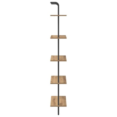 VidaXL Półka na książki 5 poziomy 60 x 24 x 168 cm Drewno inżynieryjne