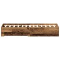 VidaXL Ramka łóżka Stare drewno 140 x 190 cm Drewno inżynieryjne