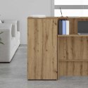 VidaXL Szafka do przechowywania dąb artisan Drewno klejone