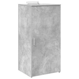 VidaXL Szafka, szarość betonu, 50x45x103,5 cm, materiał drewnopochodny
