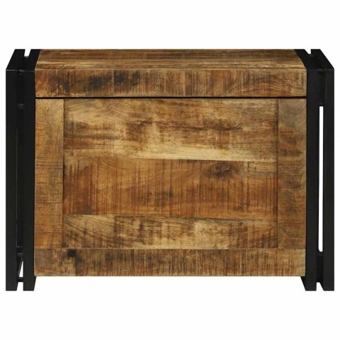 VidaXL Skrzynia do przechowywania Brązowy i czarny 60 x 40 x 41 cm