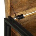 VidaXL Skrzynia do przechowywania Brązowy i czarny 60 x 40 x 41 cm