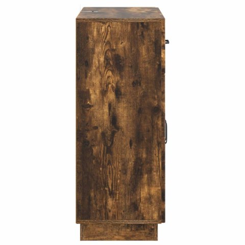 VidaXL Bufet Dąb wędzony 66 x 34,5 x 87 cm Drewno inżynieryjne