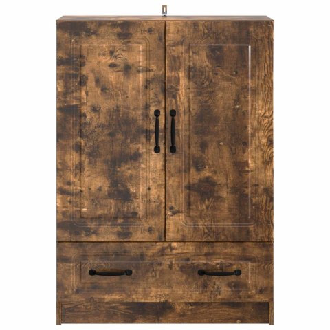 VidaXL Bufet Dąb wędzony 66 x 34,5 x 92 cm Drewno inżynieryjne
