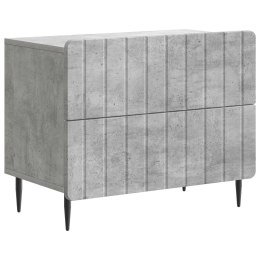 VidaXL Szafka Nocna Betonowy szary 62 x 34,5 x 49,5 cm