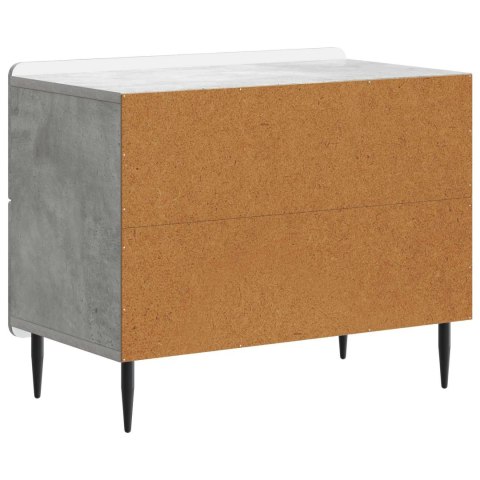 VidaXL Szafka Nocna Betonowy szary 62 x 34,5 x 49,5 cm