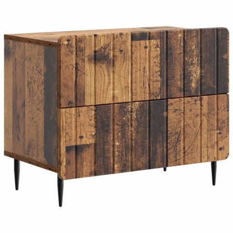 VidaXL Szafka Nocna Stare drewno 62 x 34,5 x 49,5 cm