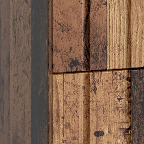 VidaXL Szafka Nocna Stare drewno 62 x 34,5 x 49,5 cm