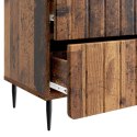 VidaXL Szafka Nocna Stare drewno 62 x 34,5 x 49,5 cm