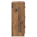 VidaXL Szafka z Szufladami Stare drewno 66 x 34,5 x 87 cm
