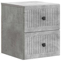 VidaXL Wisząca Szafka Nocna Betonowy szary 33 x 34,5 x 40 cm