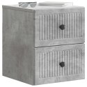 VidaXL Wisząca Szafka Nocna Betonowy szary 33 x 34,5 x 40 cm
