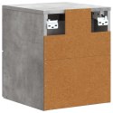 VidaXL Wisząca Szafka Nocna Betonowy szary 33 x 34,5 x 40 cm