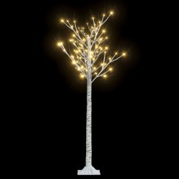 VidaXL Wierzba z oświetleniem, 156 ciepłych białych LED, 1,5 m