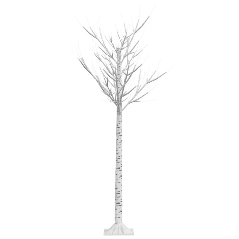 VidaXL Wierzba z oświetleniem, 156 ciepłych białych LED, 1,5 m