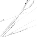 VidaXL Wierzba z oświetleniem, 156 ciepłych białych LED, 1,5 m