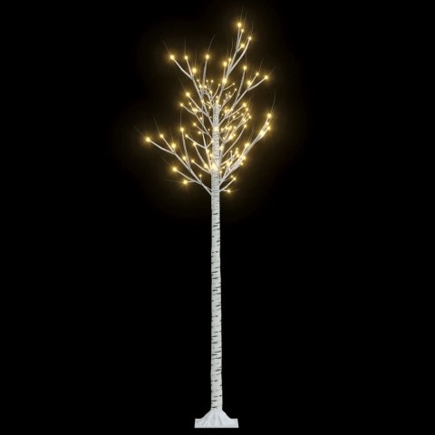 VidaXL Wierzba z oświetleniem, 200 ciepłych białych LED, 1,8 m